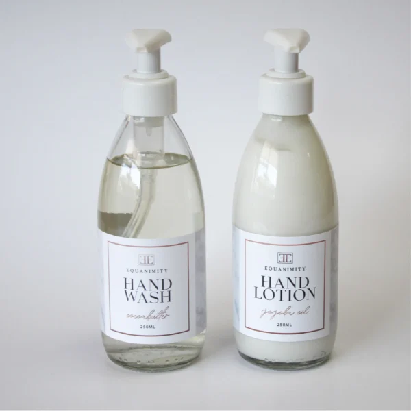hand wash and lotion set