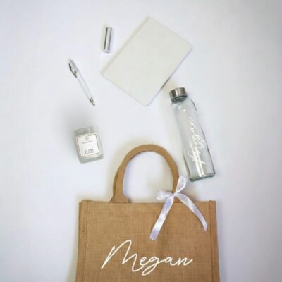 White Personalised Tote Bag