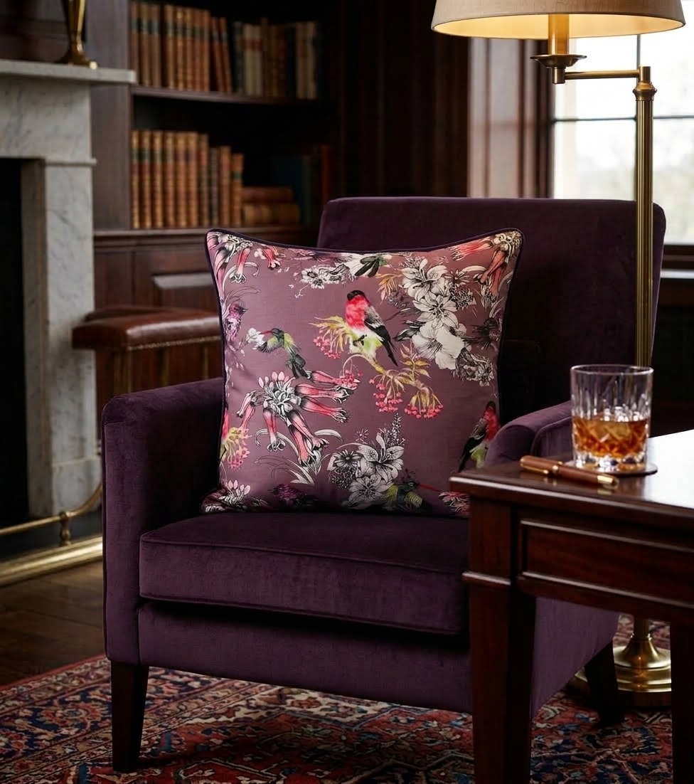 Scatter Cushion Cover - Purple Forest Melody - Image 2