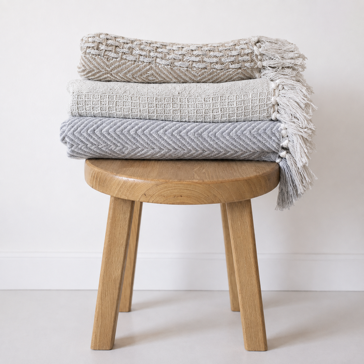Soft 100% Cotton Throw Blanket