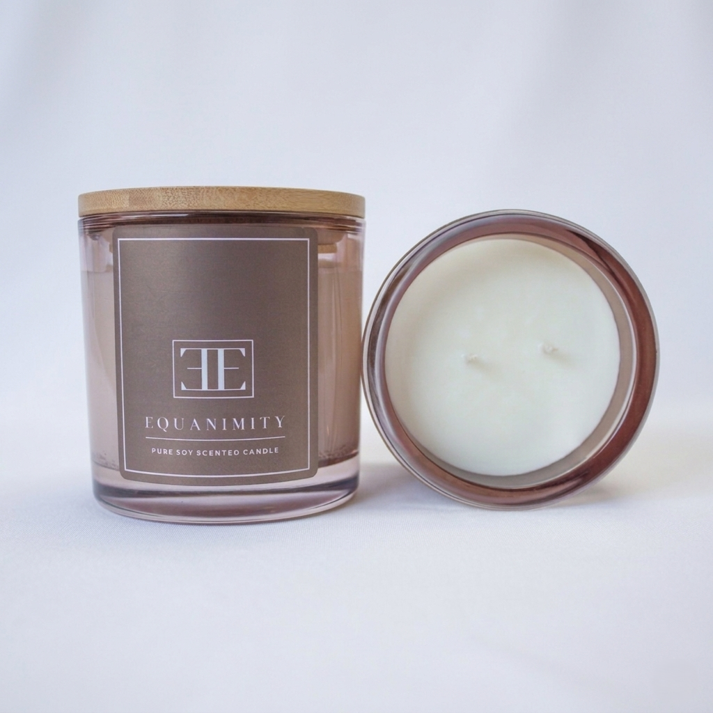 Blush Luna Soy Scented Candle - 400ml - Image 2