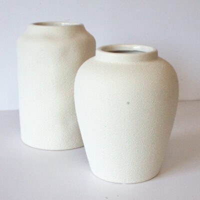 Textured Ceramic Vase Collection