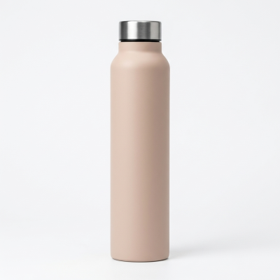 Stone Coloured Stainless Steel Water Bottle – 1L
