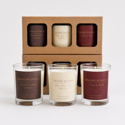 Winter Retreat Soy Candle Collection