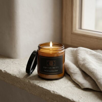 Amber Ocher Soy Scented Candle 190ml