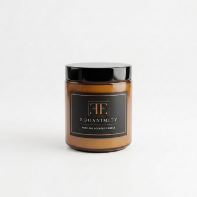 Amber Ocher Soy Scented Candle 190ml