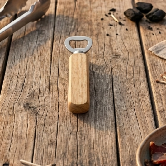 Wooden Handle Bottle Opener