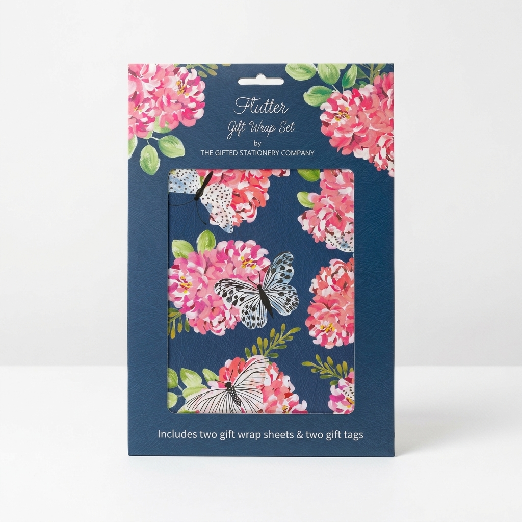 Luxury Botanical Gift Wrap Set - Image 2