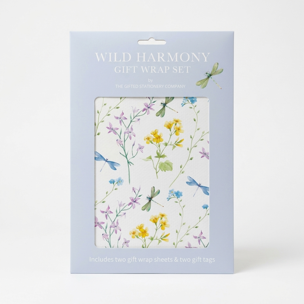 Luxury Botanical Gift Wrap Set - Image 4