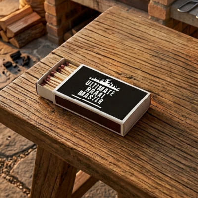 Custom Braai Matchbox (40 matches)