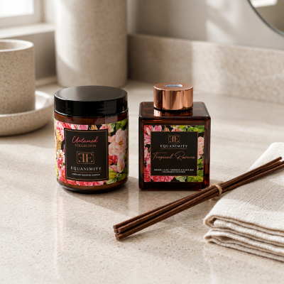Tropical Reverie Set | Untamed Collection | Candle & Diffuser Duo